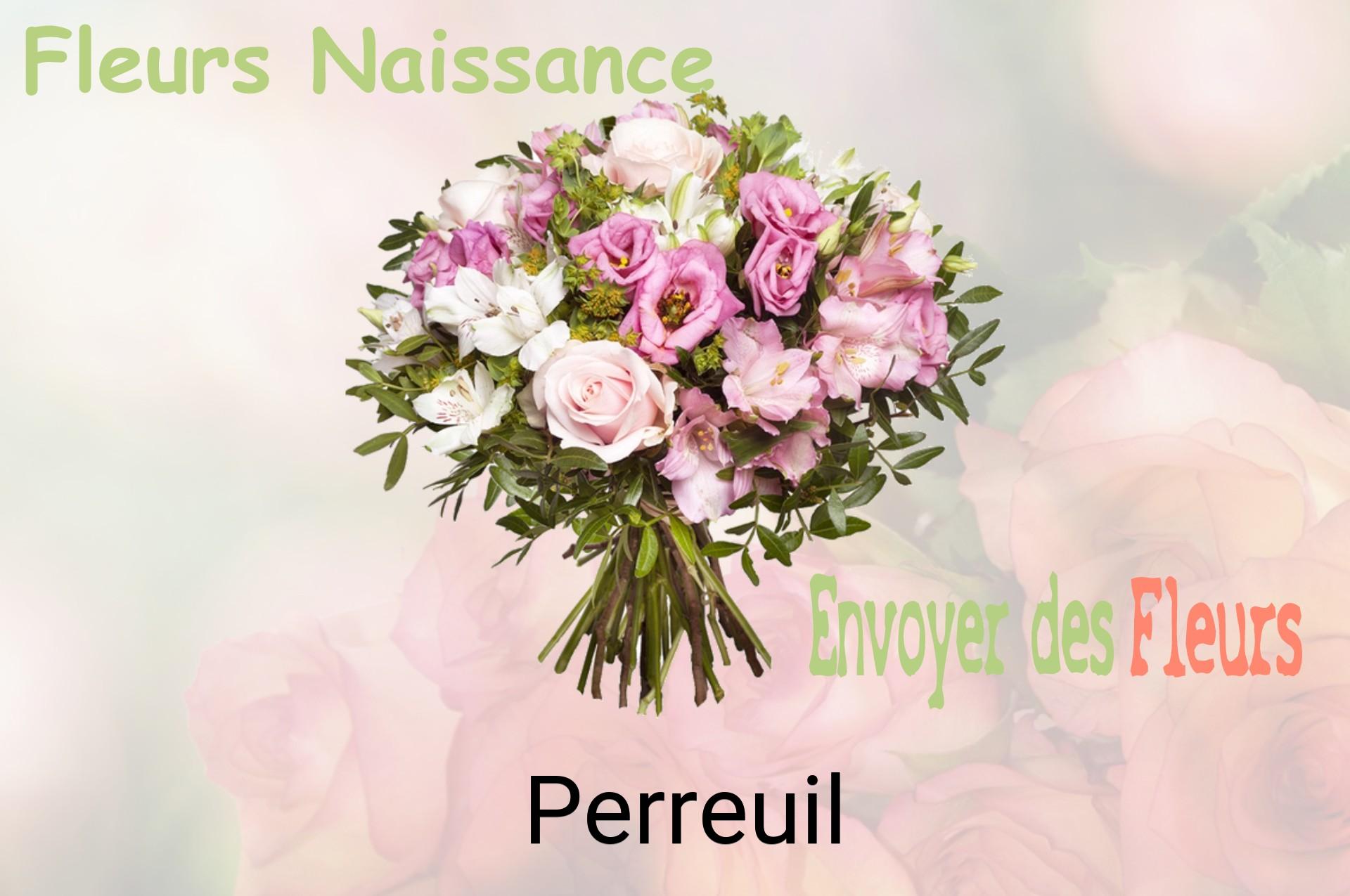 Bouquet de fleurs de naissance livré à Perreuil