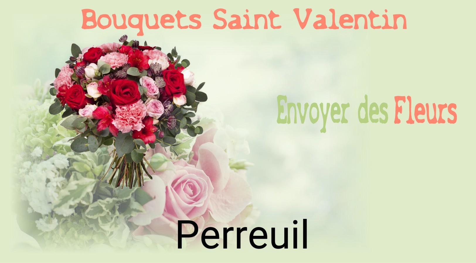 Roses de Saint-Valentin livrées à Perreuil